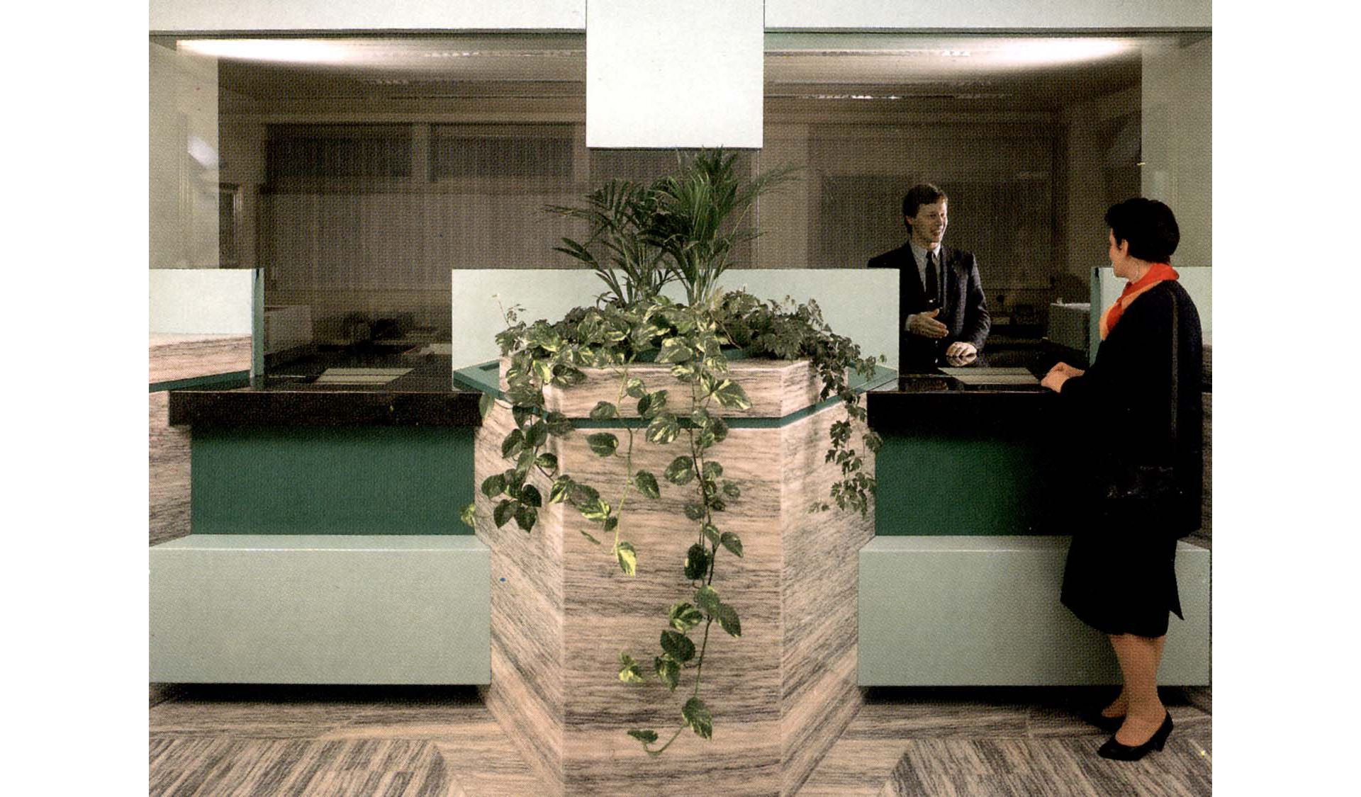 Sportelli nuova sede di Caslano, 1988