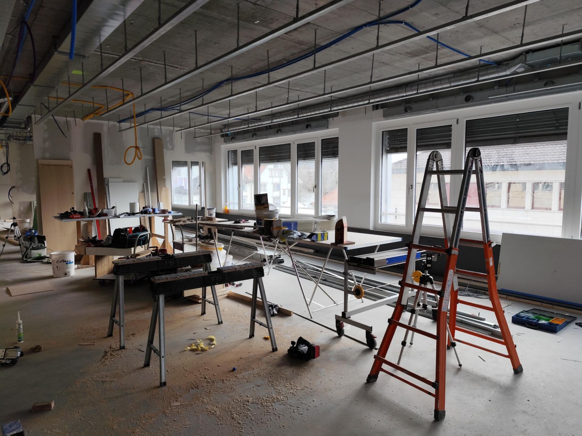 Baustelle Teufen, Stand März 2026