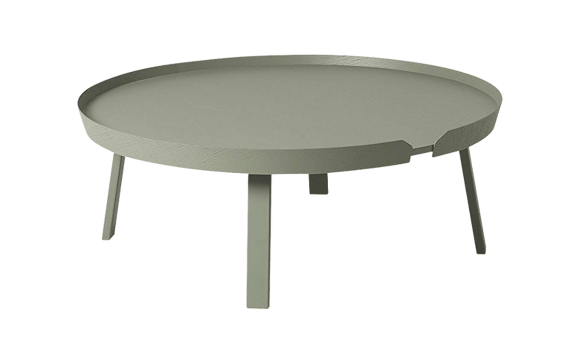 «Around Coffee Table» in Dusty Green. Bild: muuto