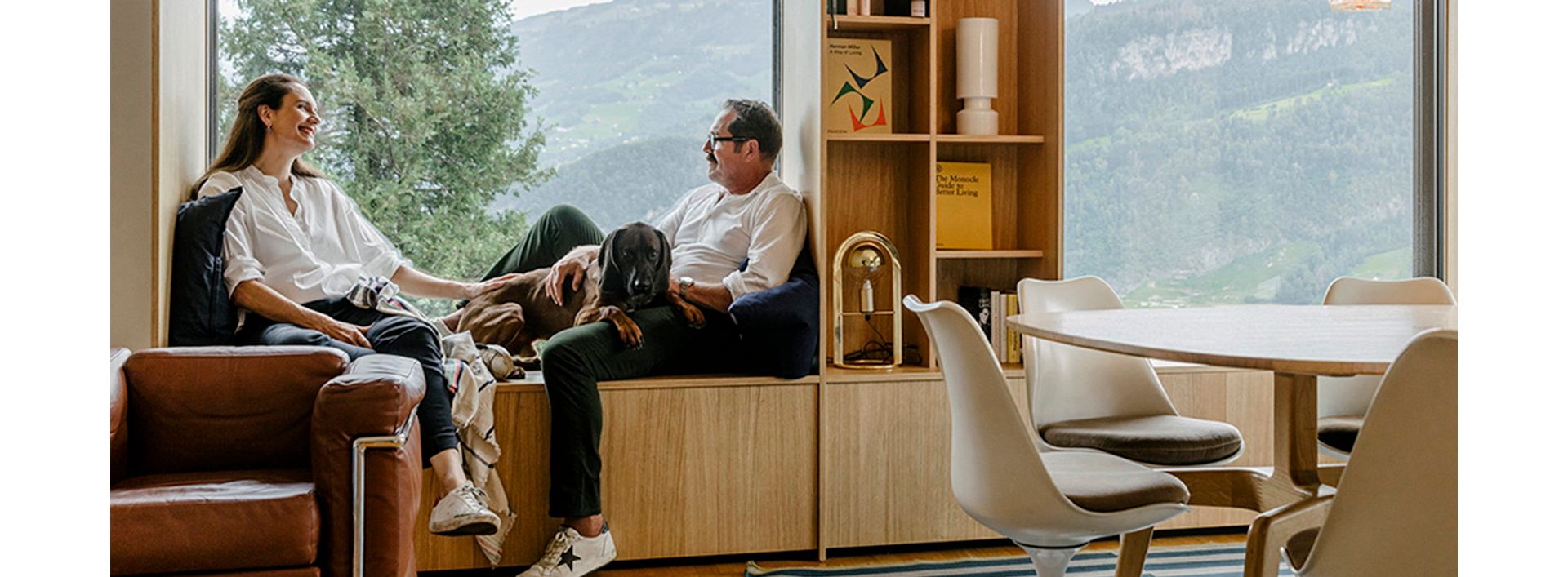 Michelle Corrodi und Roger Zogg haben die Hasenberg Lodge nach ihren Wünschen umgebaut und eingerichtet.