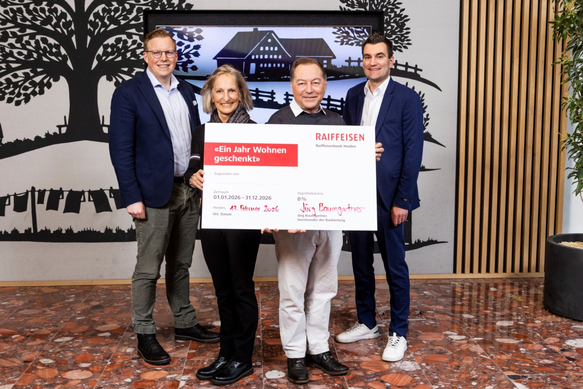 1 jahr wohnen geschenkt