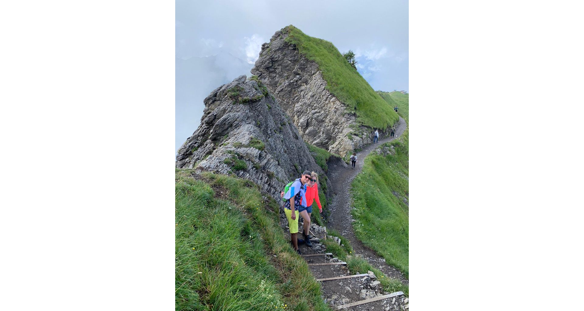 Anna Huber unterwegs in den Bergen