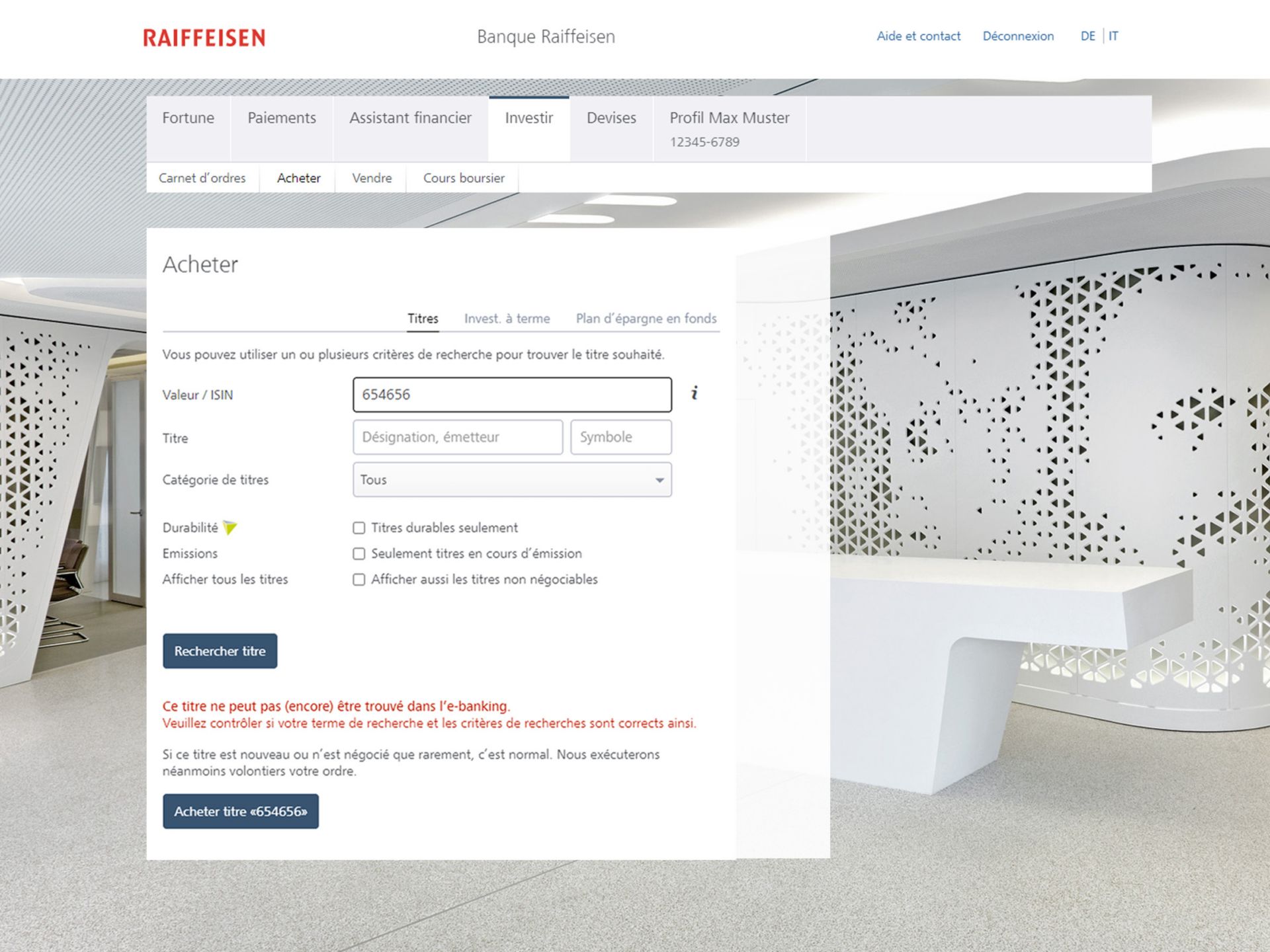 Numéro de valeur, ISIN