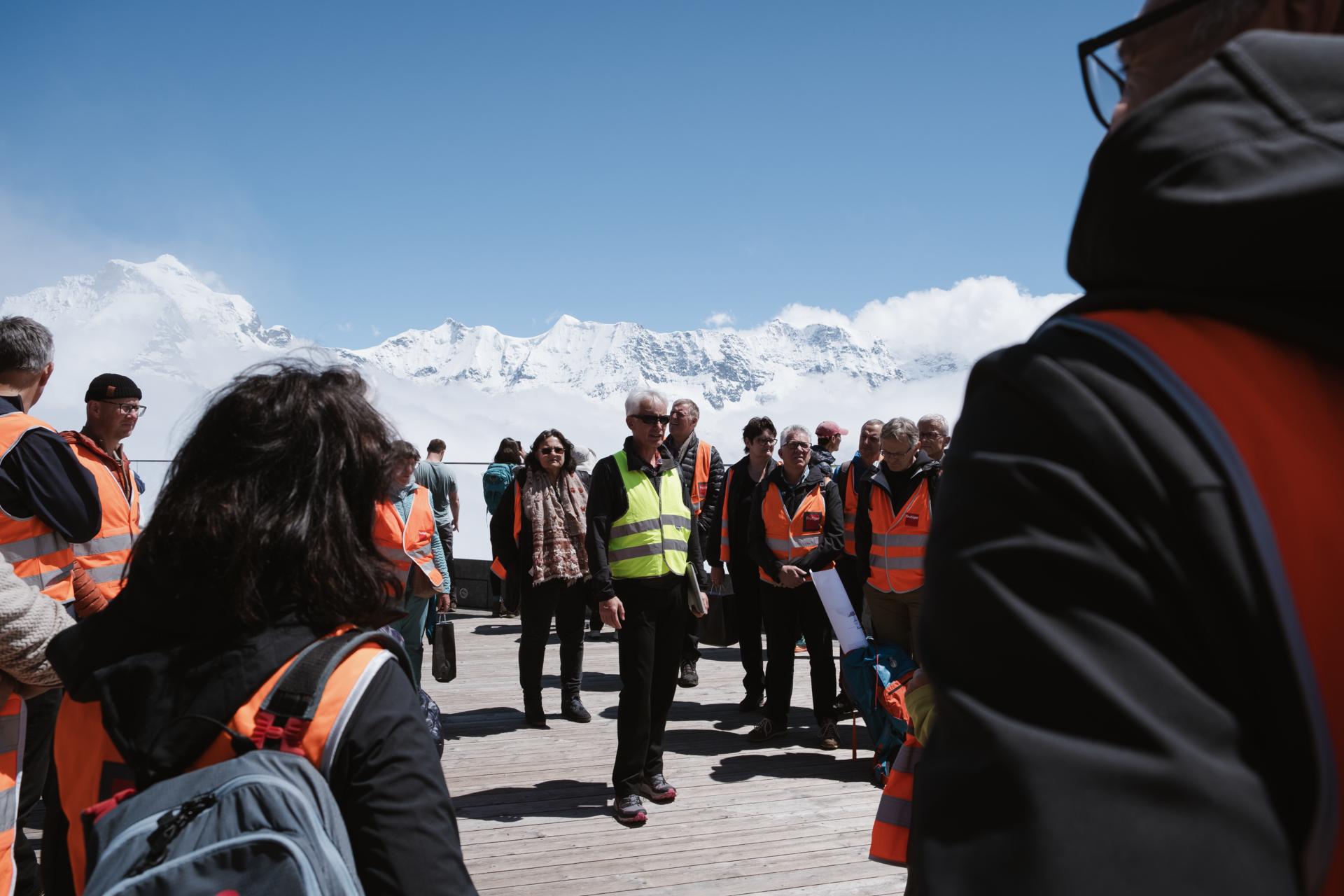 Christoph Egger gibt Infos zum Bauprojekt