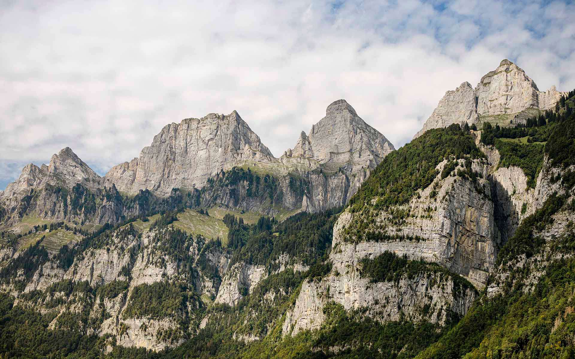 Les Churfirsten offrent un décor naturel unique.