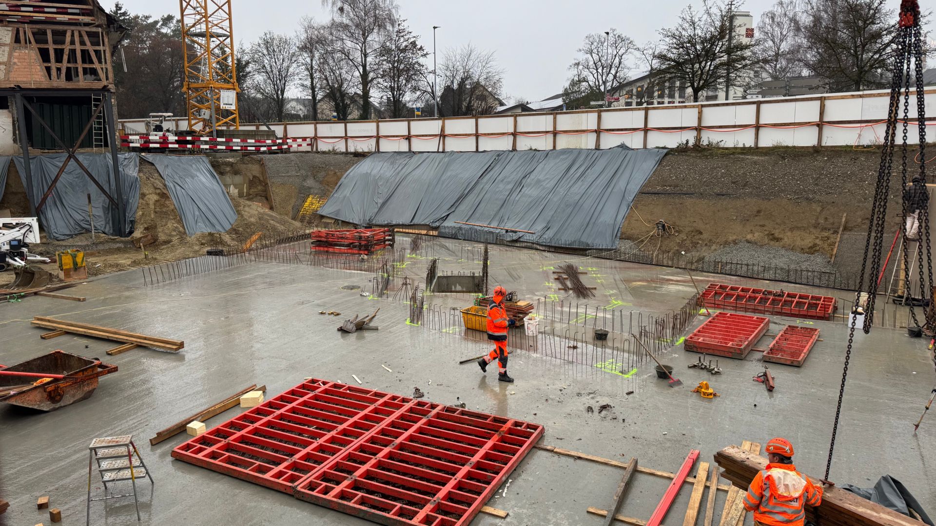 Betonierung Bodenplatte