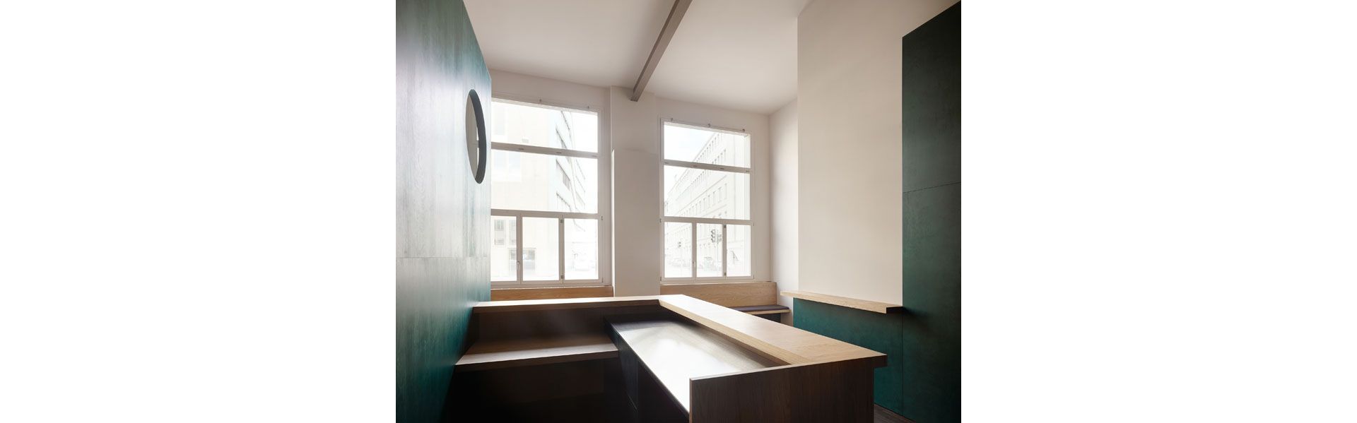 Les différentes zones fonctionnelles sont séparées, les unes des autres.