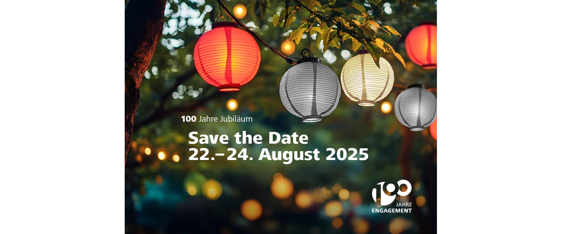 Jubiläumsevent Savethedate