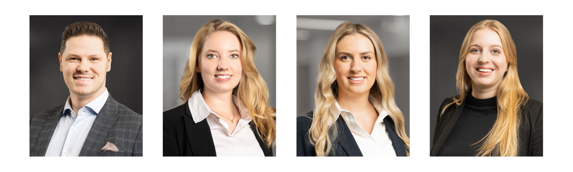 v.l.n.r. Yanick Dietler, Olivia Specker, Lediona Ramadani, Elin Reinhold