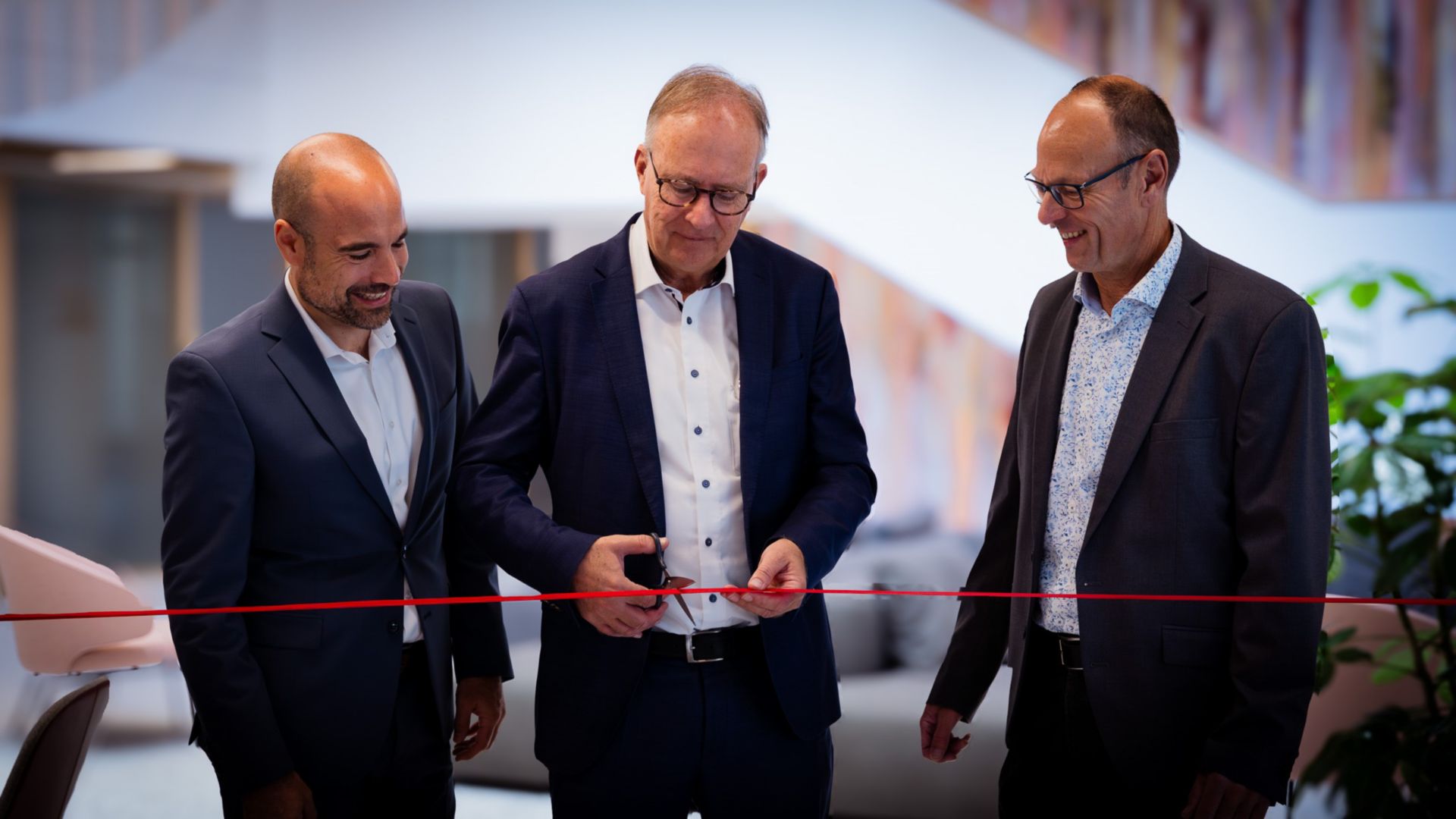 Symbolischen Schnitt durch das rote Band