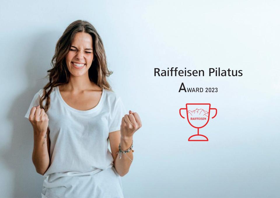 Raiffeisenbank Pilatus Award für besonderes Engagement