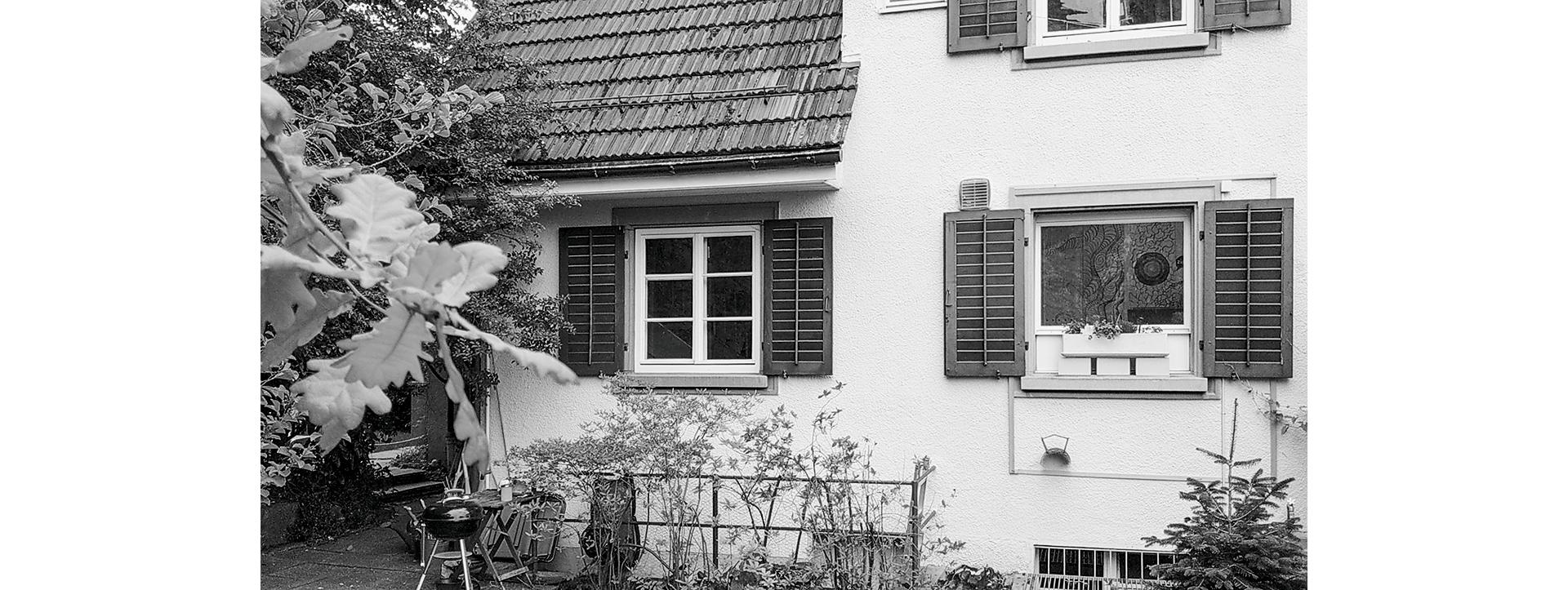 Vor dem Umbau gab es keinen direkten Zugang zum Garten.