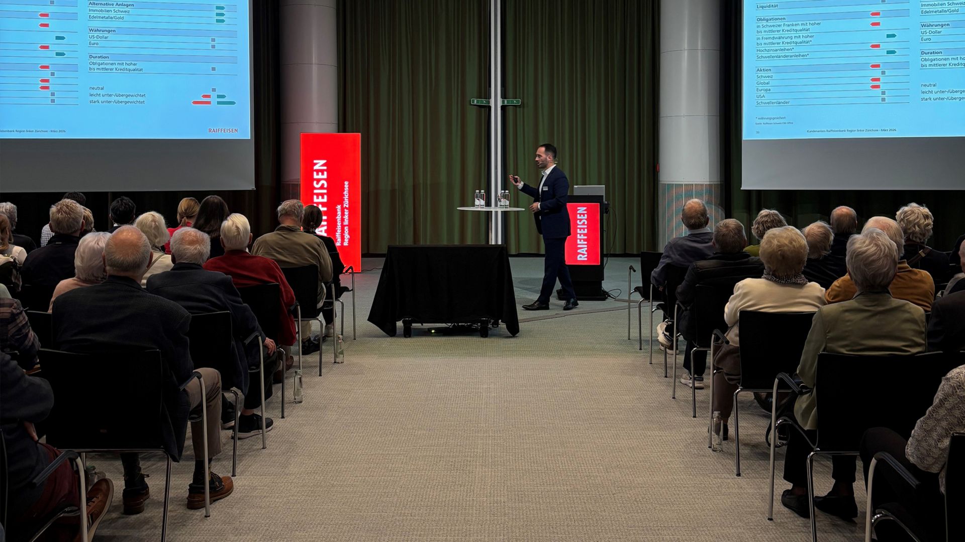 Vermögensverwaltungsanlass im Bocken, Horgen