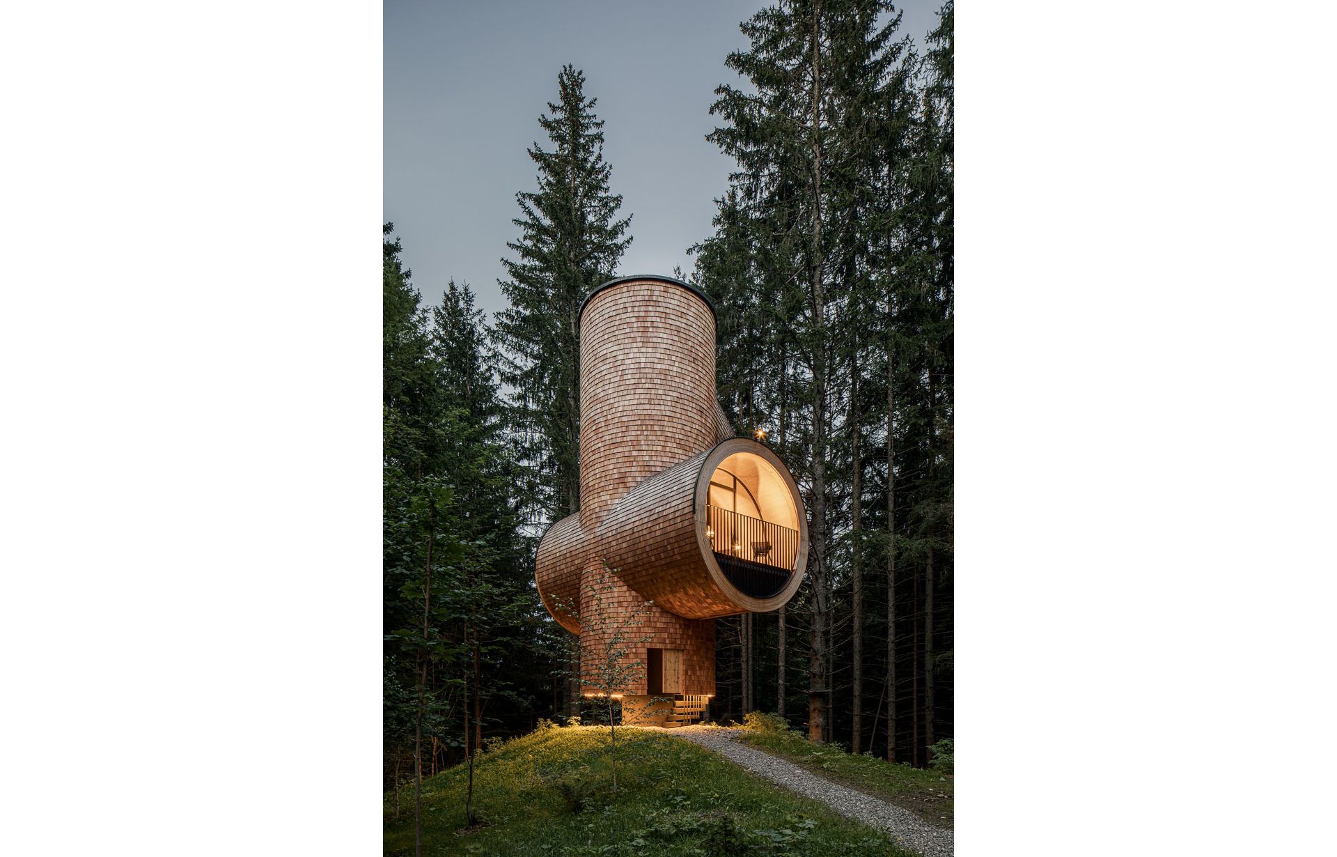 Innovativ ökologisch: Das Studio Precht aus Österreich arbeitet ausschliesslich mit natürlichen Materialien und mit einem starken Bezug der Architektur zur Natur.