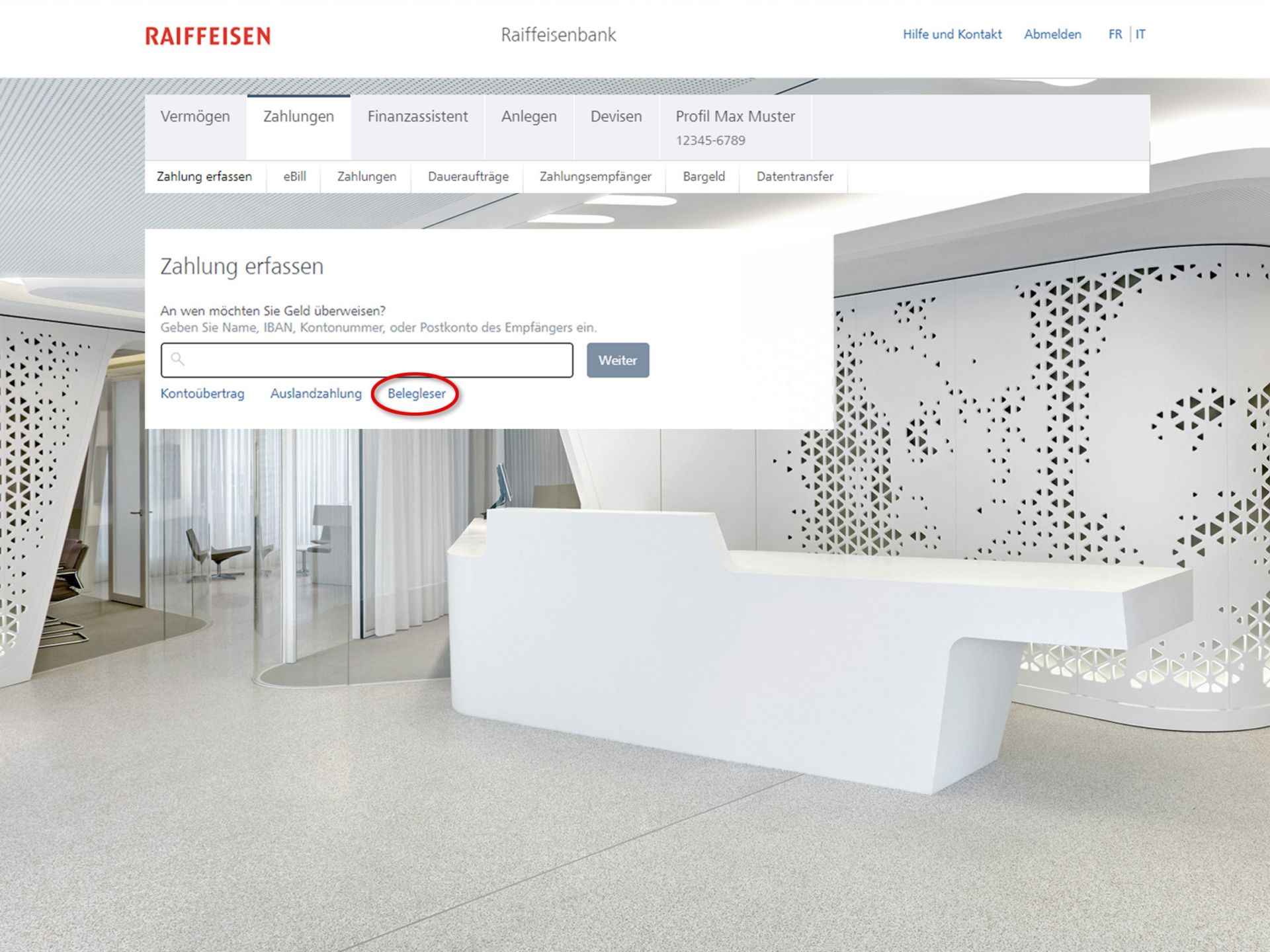 Assistent Belegleser