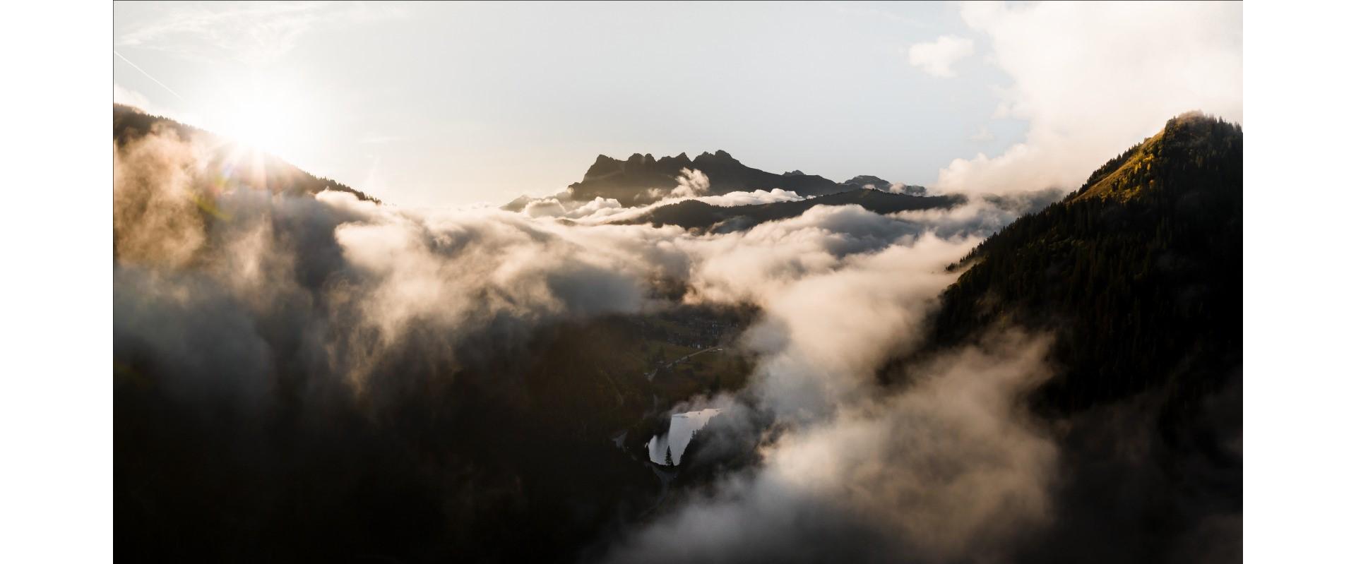 Dents du Midi et lac