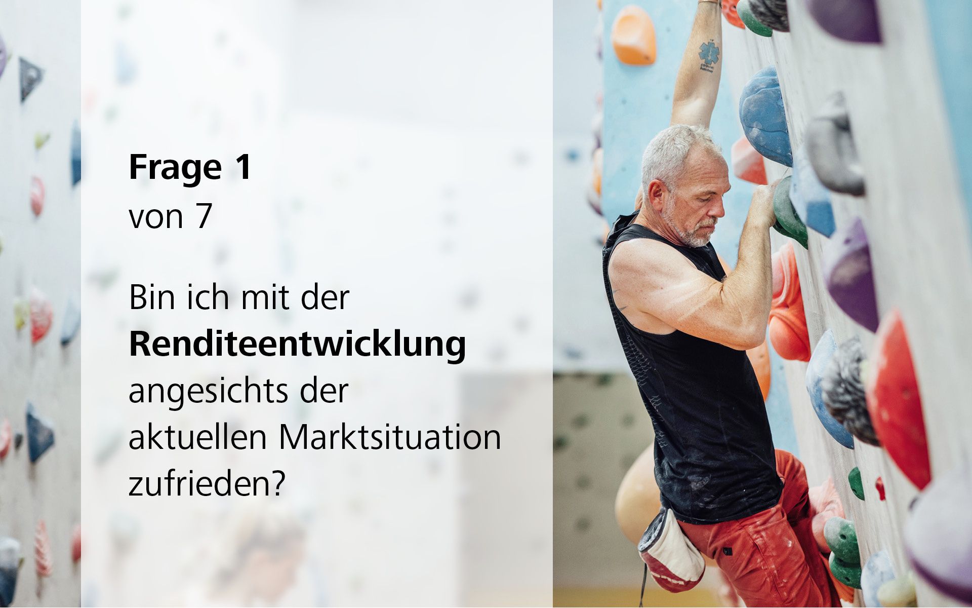 Bich ich mit der Renditeentwicklung angesichts der aktuellen Marktsituation zufrieden?