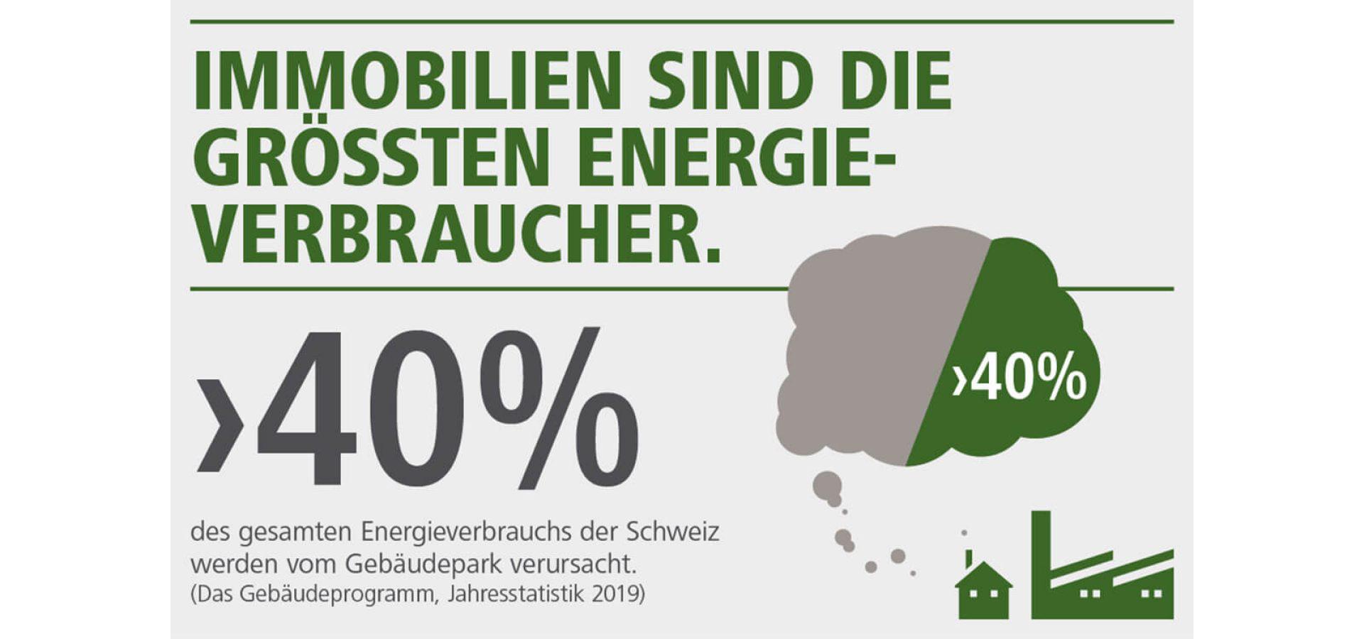Energieverbrauch Gebäudepark Schweiz