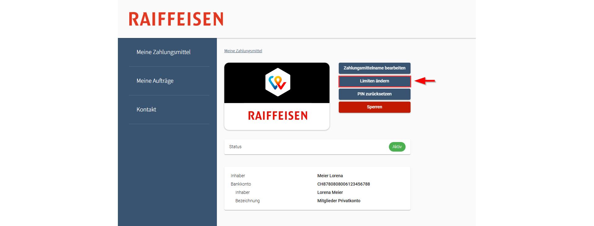 Details Raiffeisen TWINT