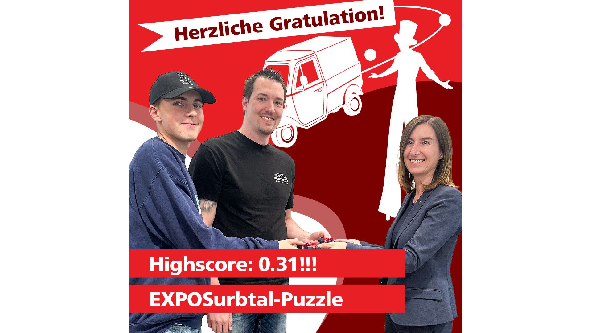 Gewinner EXPOSurbtal Würfel-Puzzle