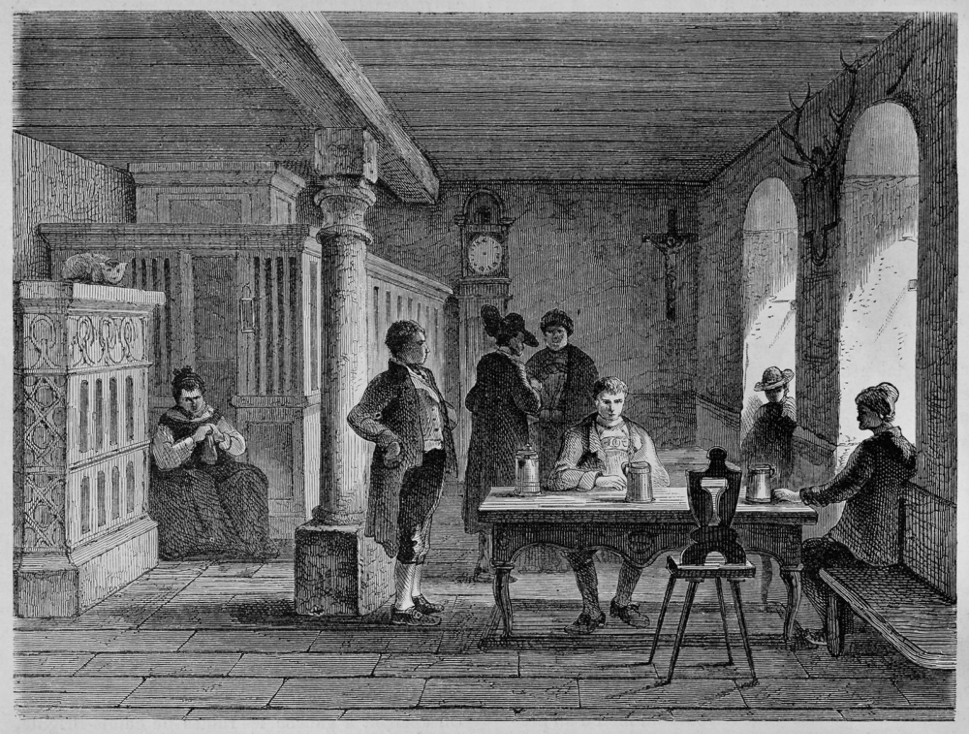 Kachelofen im 16. Jahrhundert