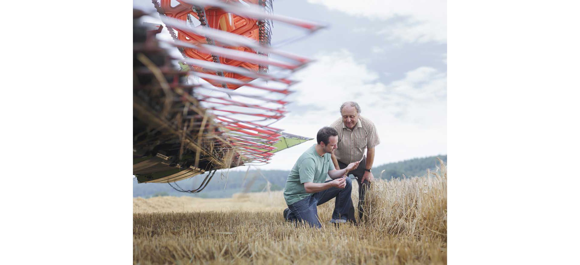 Landwirte auf dem Feld