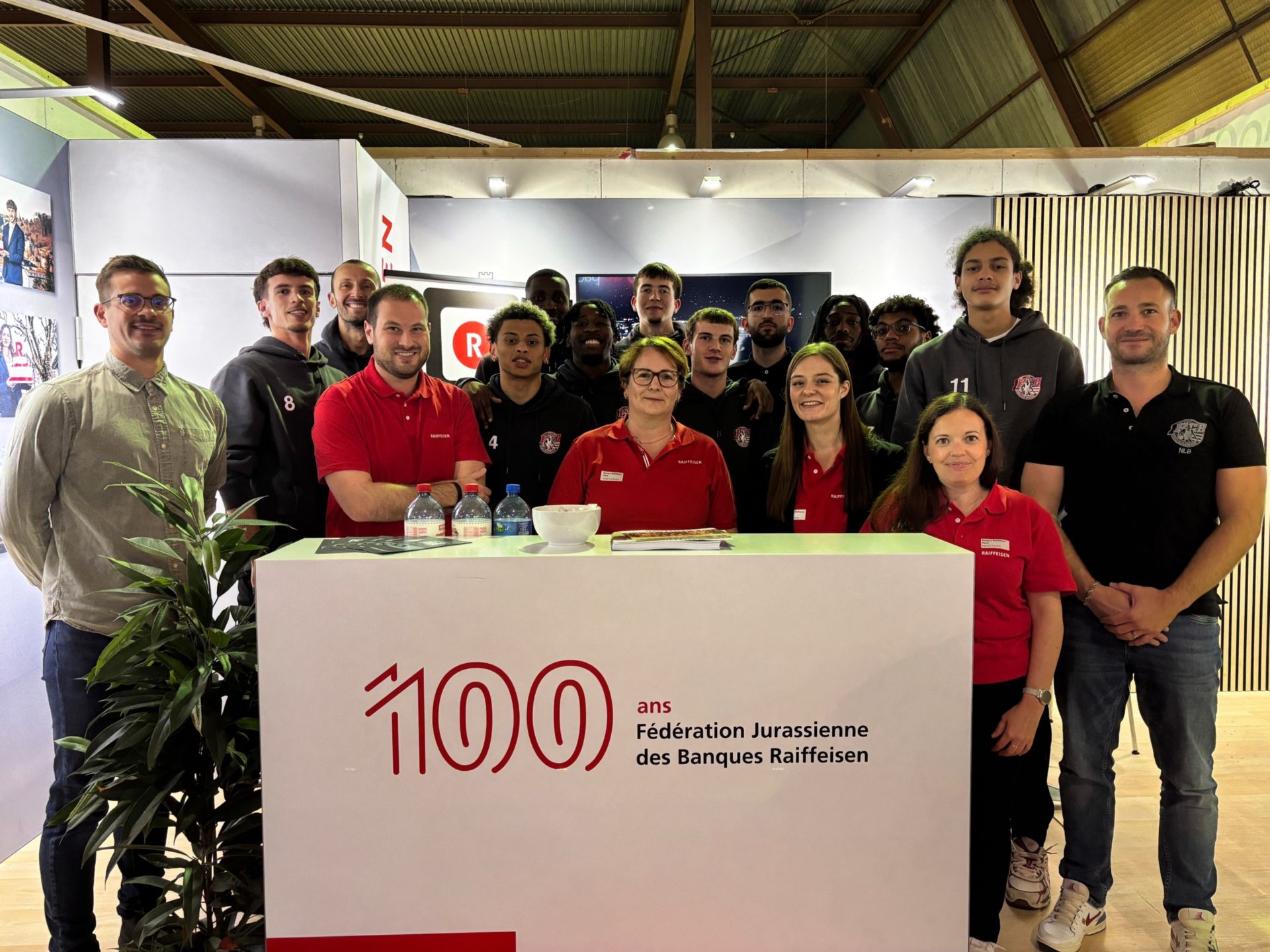 Equipe du BC Boncourt à la Foire du Jura 2025