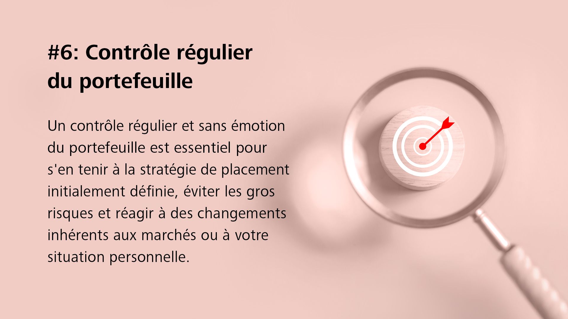 #6: Contrôle régulier du portefeuille