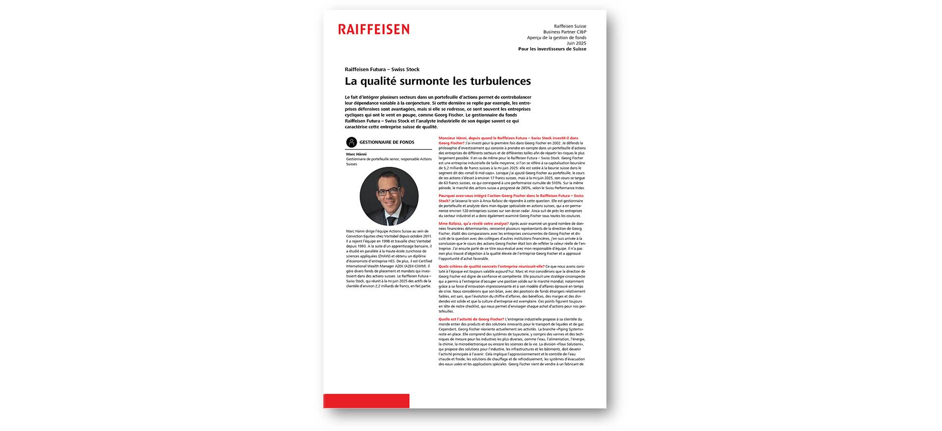 Cover Einblick ins Fondmanagement