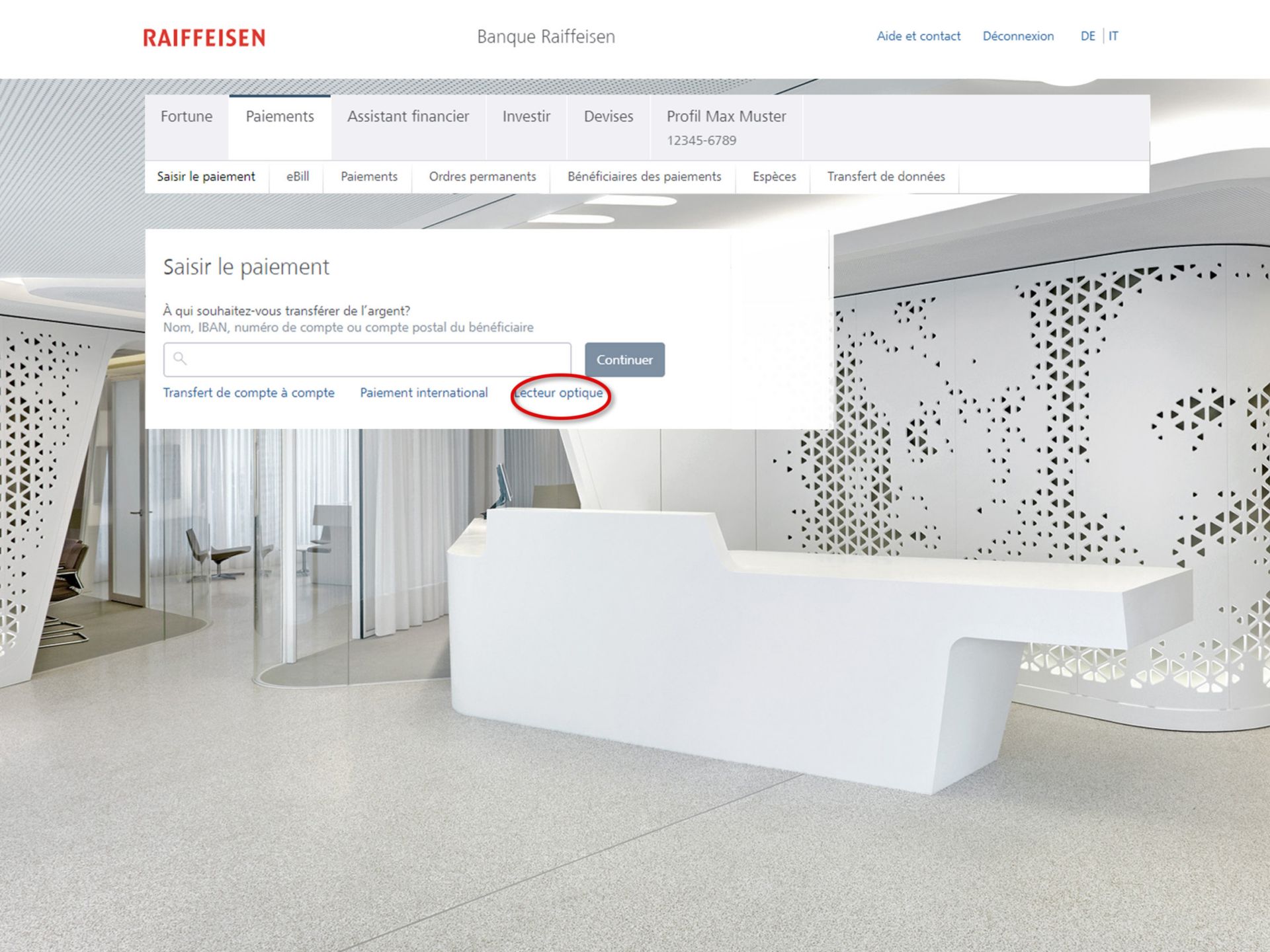 Scanneur de justificatif