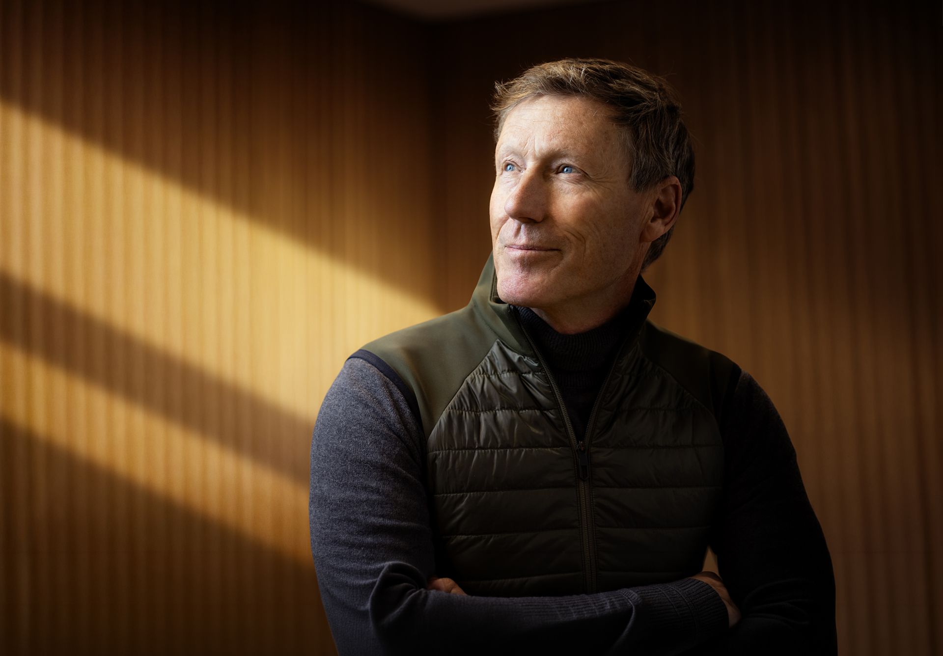 Pirmin Zurbriggen che guarda lontano