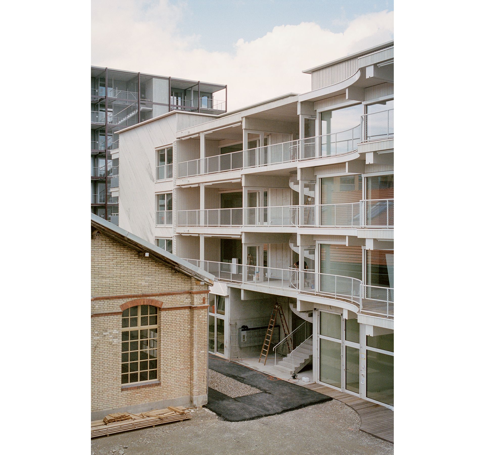 Das Haus D ist wohl die experimentellste Gebäudeeinheit im Hobelwerk-Areal, das total aus fünf Häusern besteht.