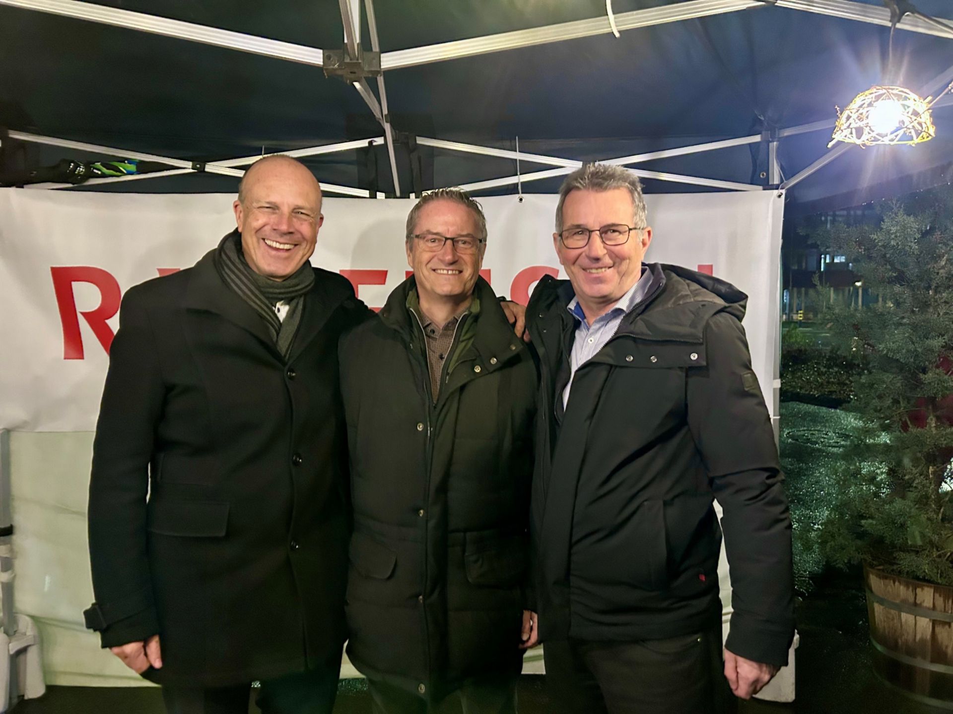 Patrick Binkert, Michael Merkli und Daniel Meier