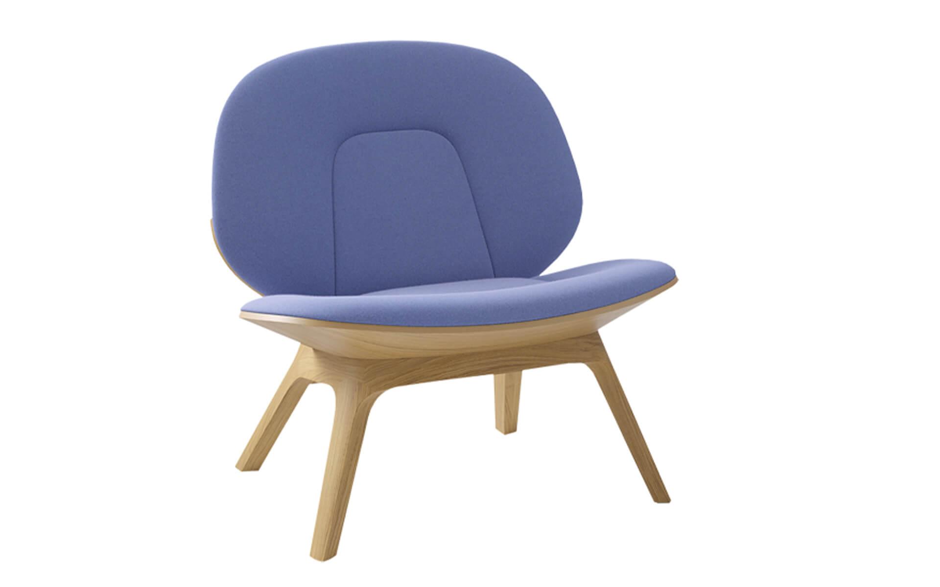 Iconique et généreux – le fauteuil «POI». Image: Weibel Weibel