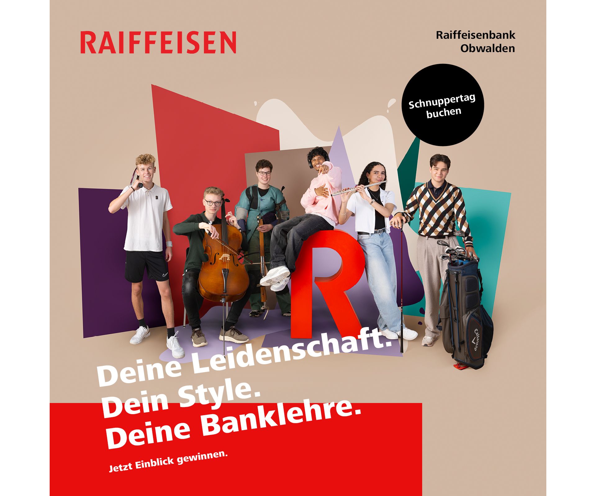 Bei uns zählen Persönlichkeit, Vielfalt und Begeisterung.