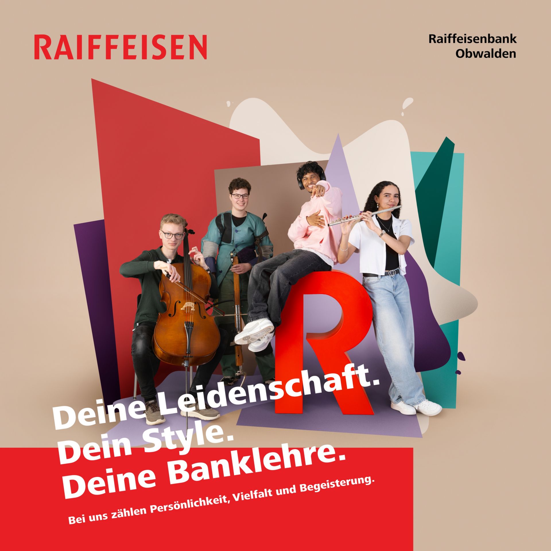 Bei uns zählen Persönlichkeit, Vielfalt und Begeisterung.