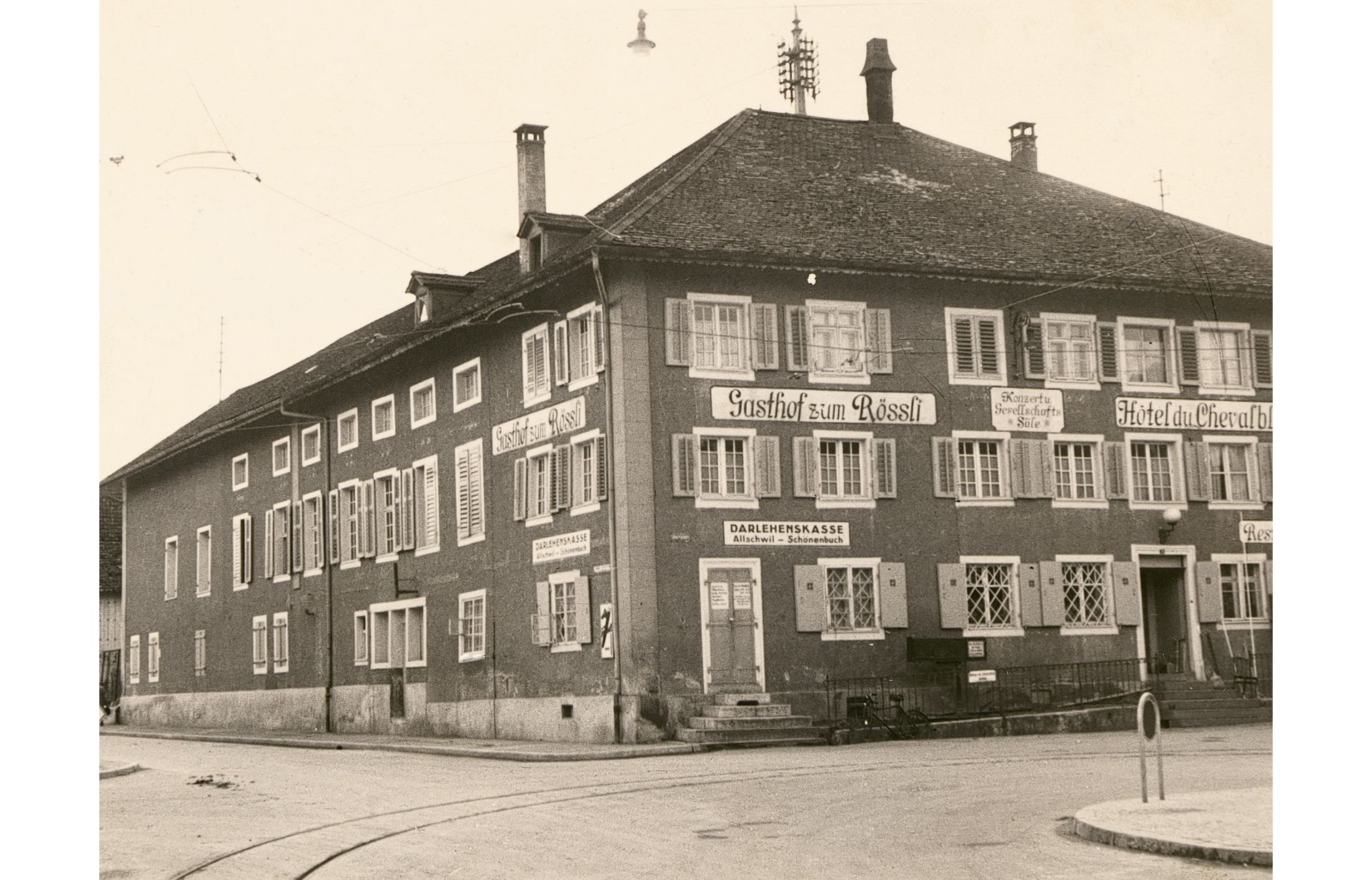 Darlehenskasse im Gasthof zum Rössli von 1942 - 1951