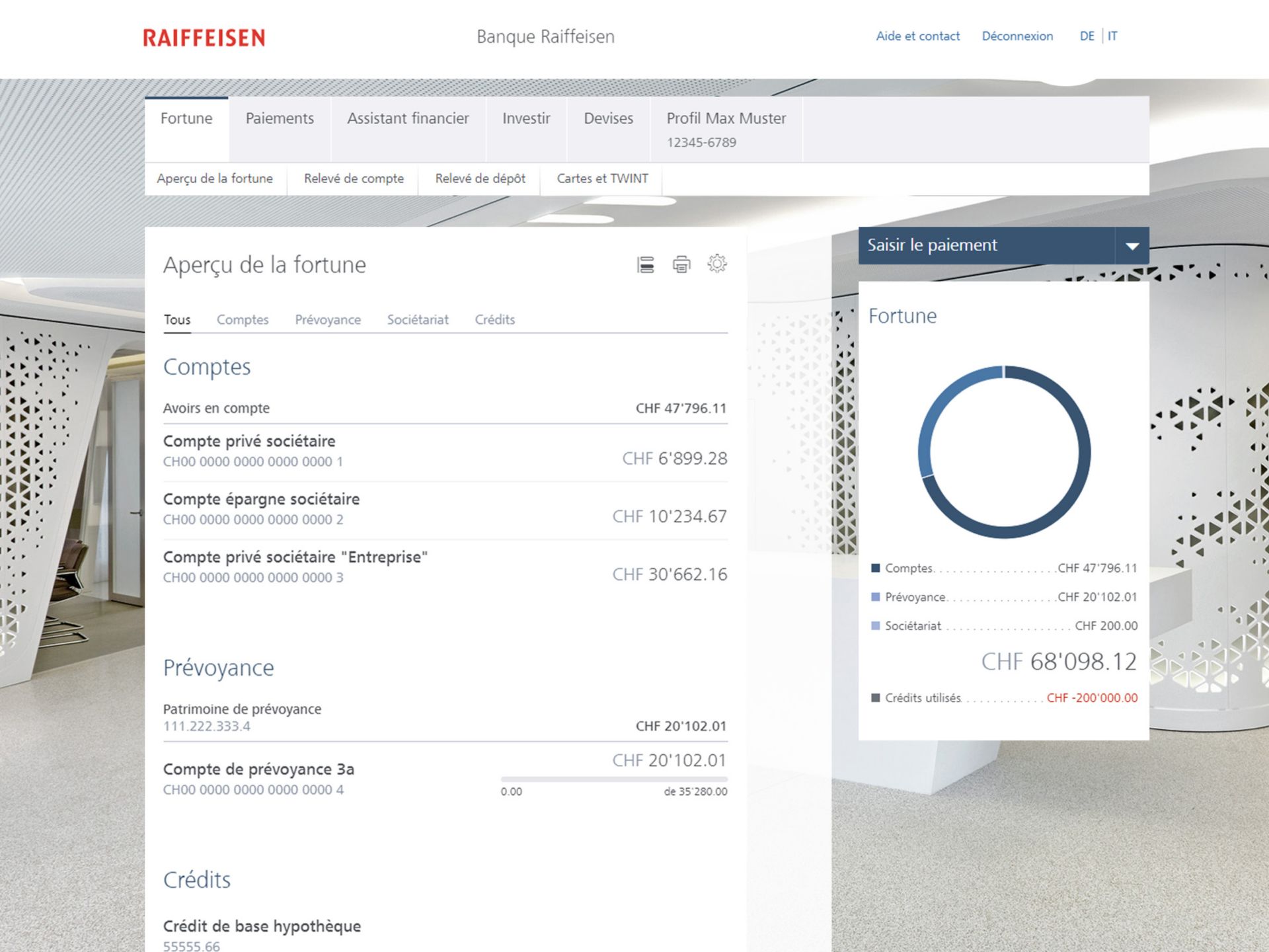 Saisir les paiements 1