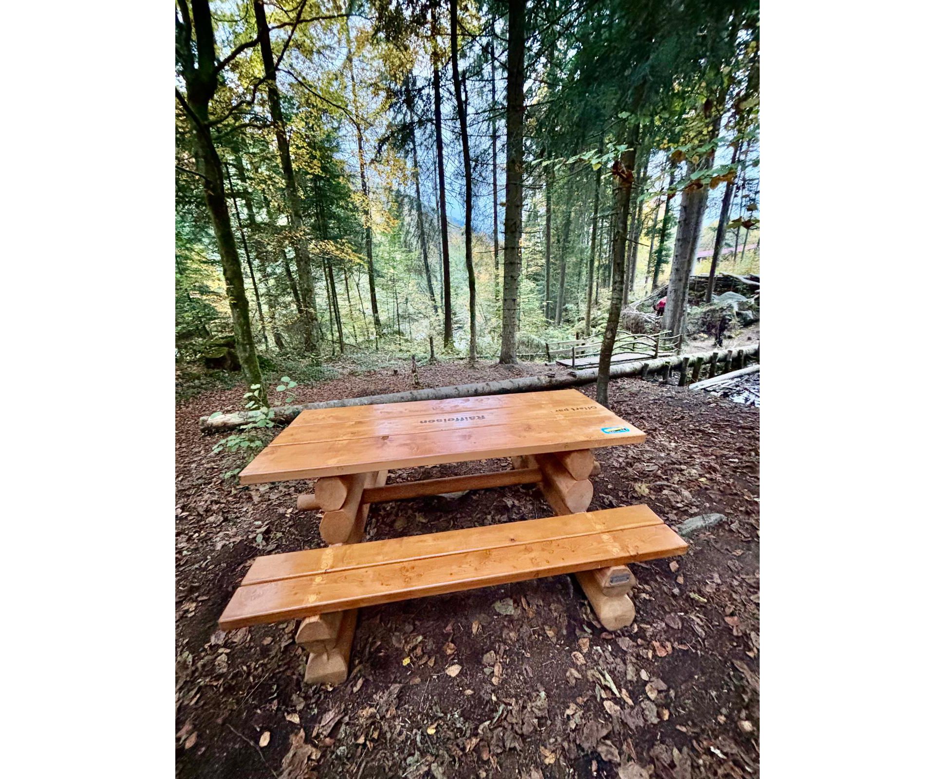 Table Raiffeisen Le Pas