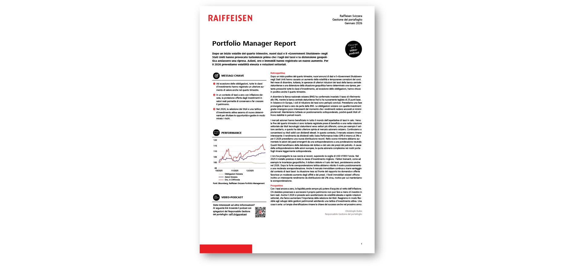Portfolio Manager Report