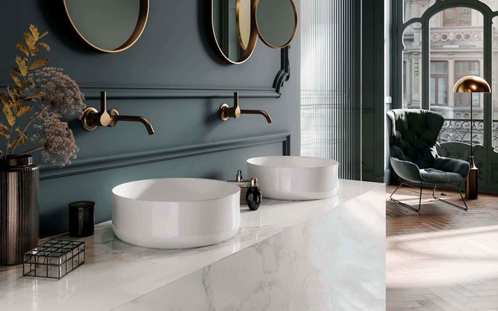 Il lavabo «Ming» unisce tradizione e modernità per creare una silhouette elegante e sensuale. Foto: Kaldewei